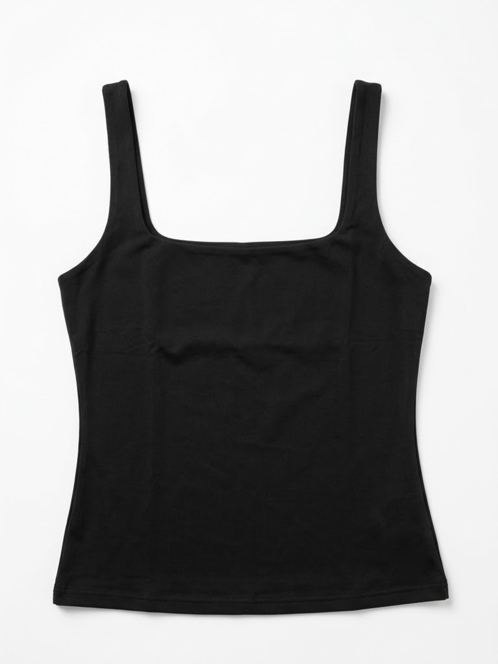 Dri-Fit Black Square-Neck Tank Top